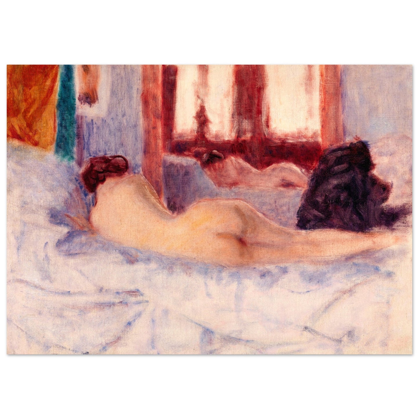 A Reclining Nude before a Mirror by Irish Artist Roderic O'Conor Framed Art Print – view 17 | Buy Irish Art