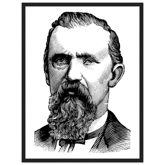 O'Donovan Rossa Art Print – framed print close-up | Buy Irish Art