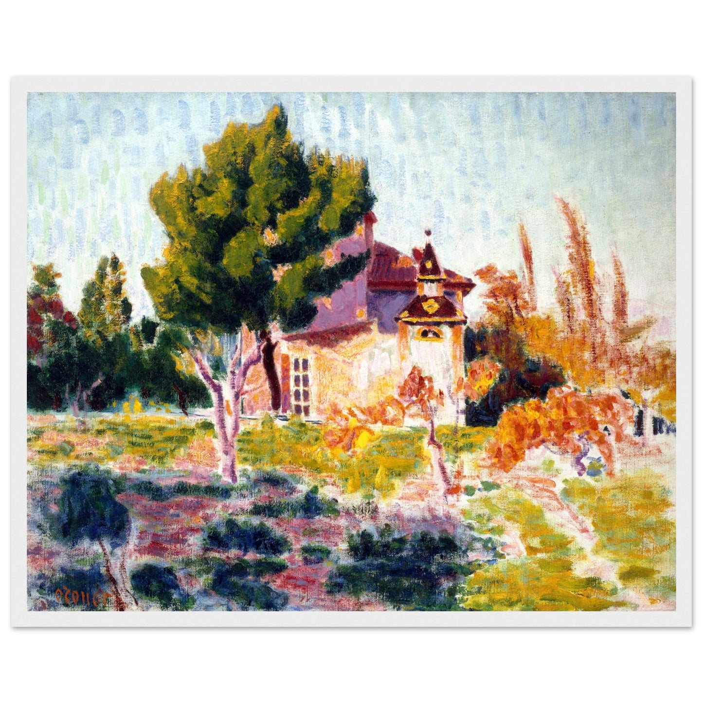 La Rose du Ciel, Cassis - Roderic O'Conor Art Print 40x50 cm / 16x20″ – view 8 | Buy Irish Art