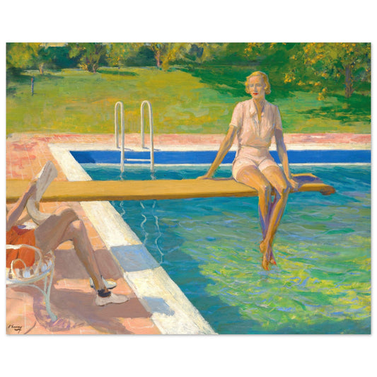 Viscountess, Palm Springs by John Lavery Art Print 40x50 cm / 16x20″ – Irish wall art print | Buy Irish Art