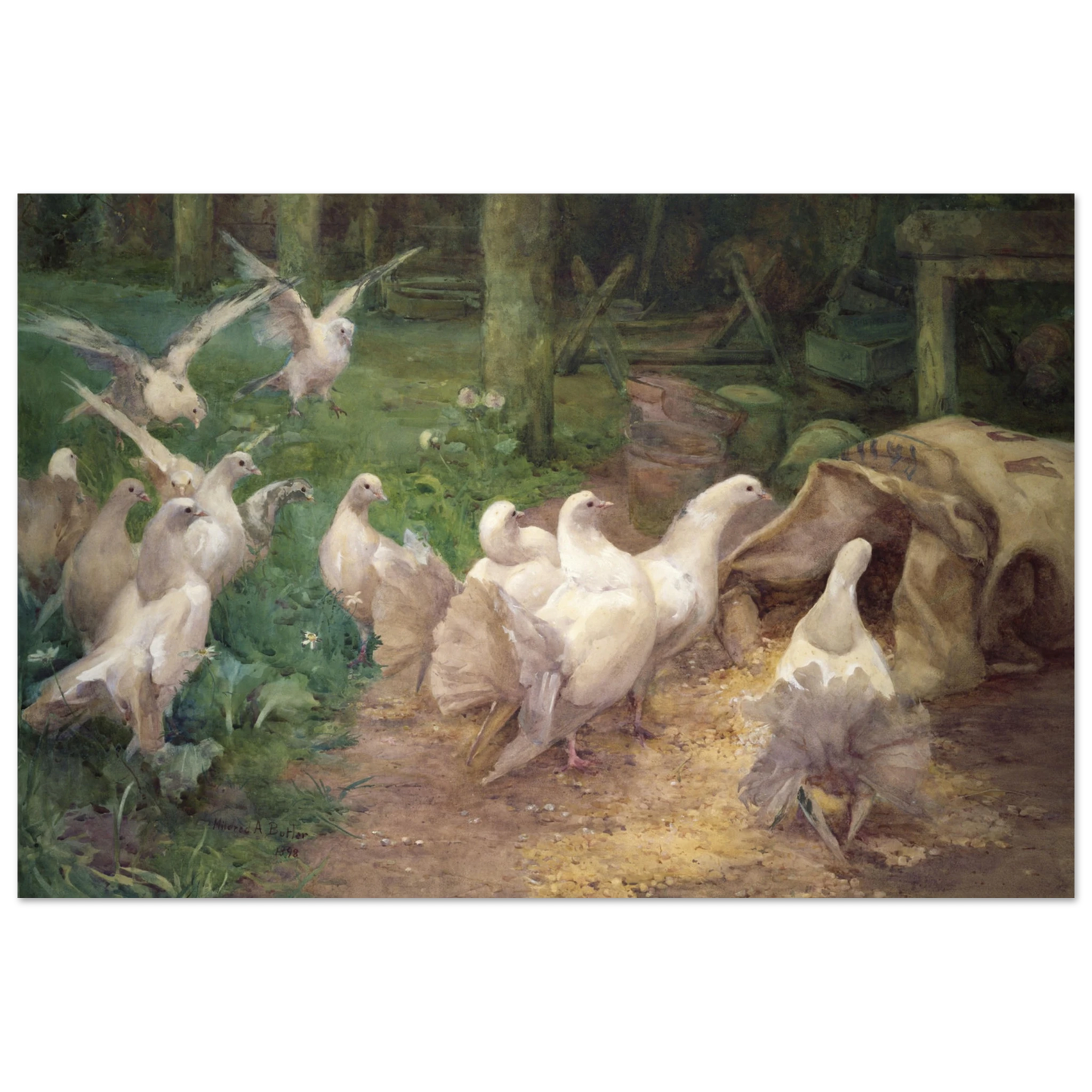 A Preliminary Investigation by Irish Artist Mildred Anne Butler Art Print – framed print close-up | Buy Irish Art
