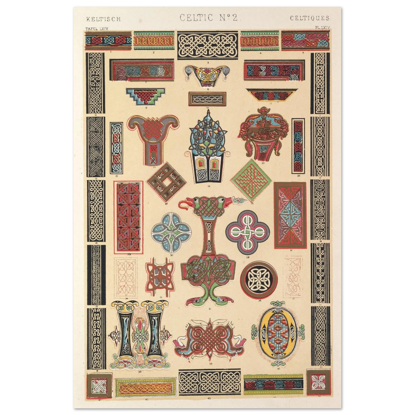 Celtic No.2 by Owen Jones – Exquisite Reproduction Print – room setting display | Buy Irish Art