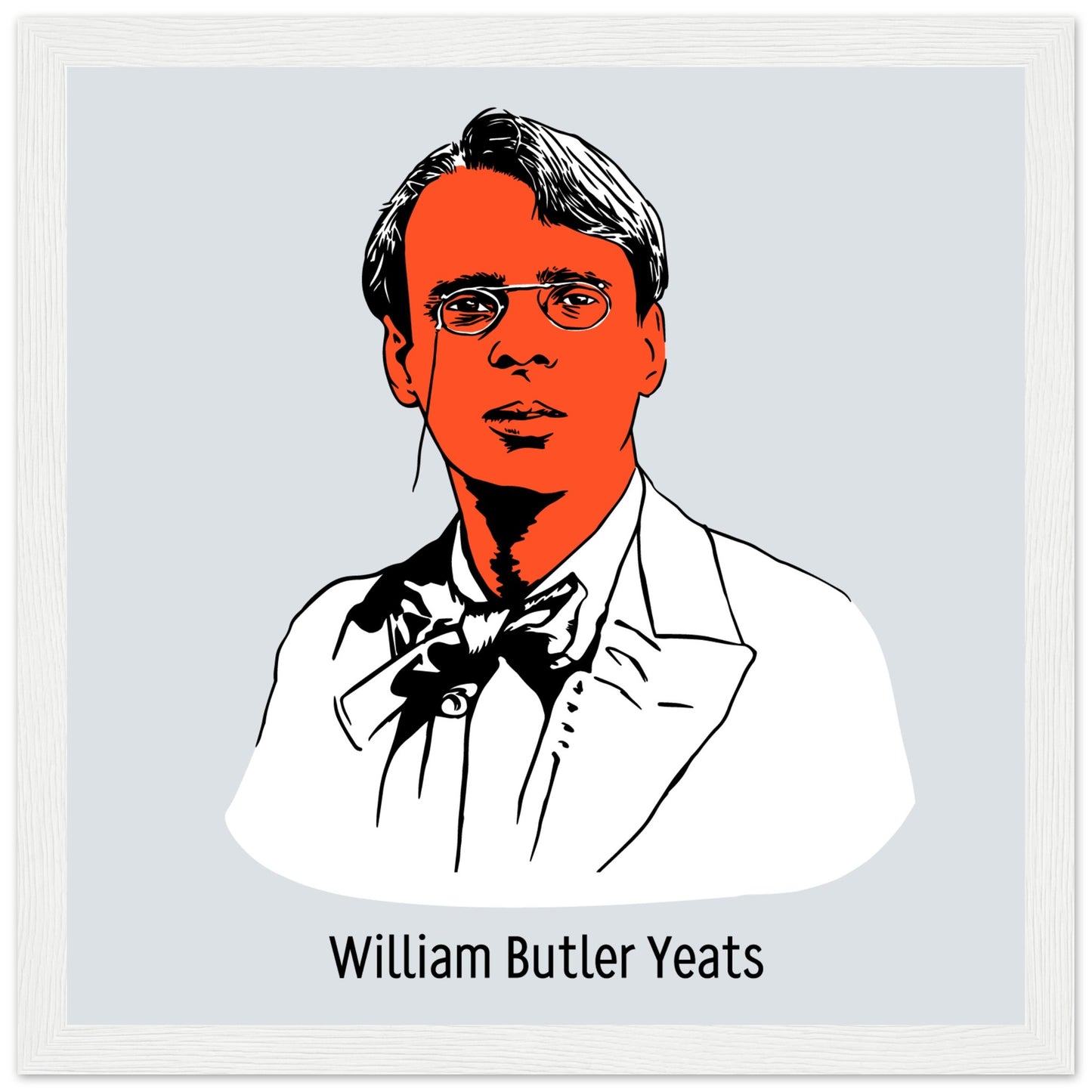 Gerahmter Druck von William Butler Yeats