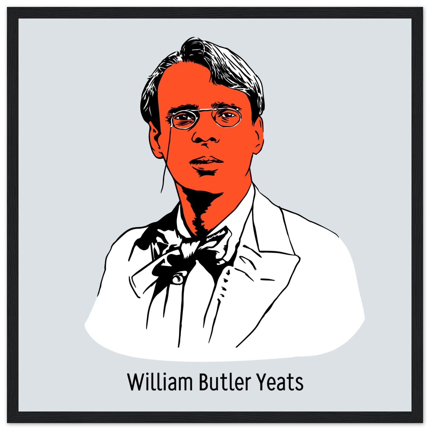 Gerahmter Druck von William Butler Yeats