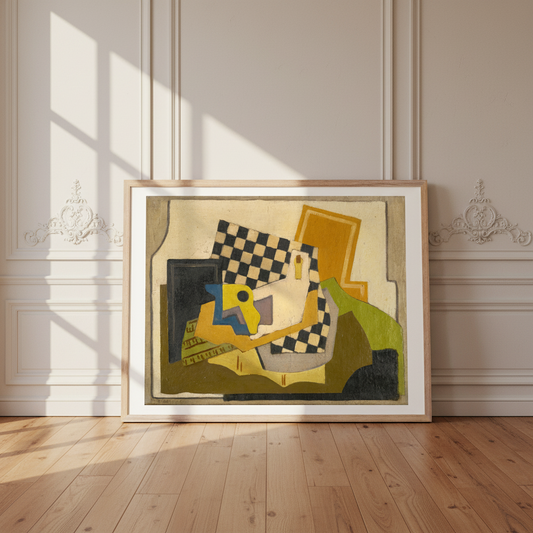 Composition (Chessboard) by Mainie Jellett - unframed art print on archival matte paper