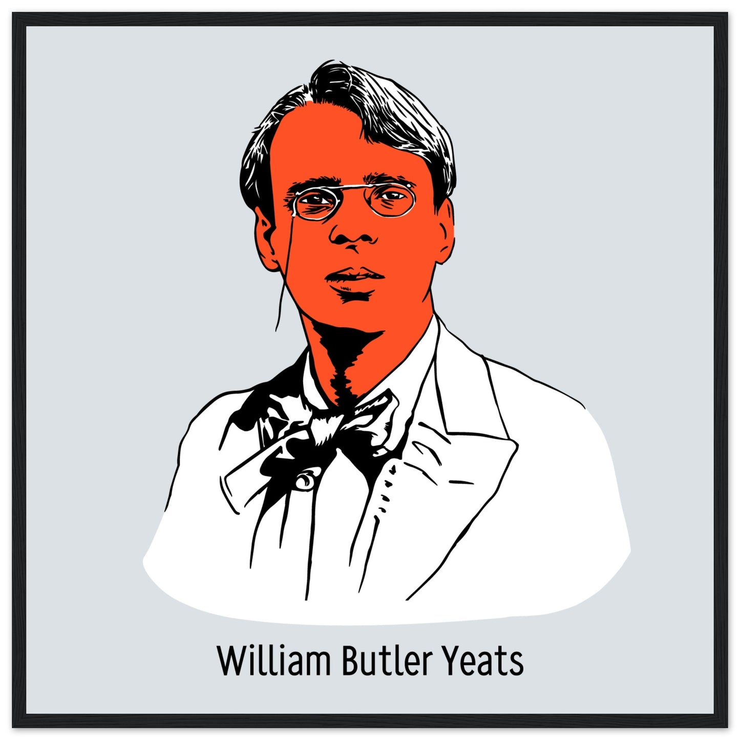 Gerahmter Druck von William Butler Yeats