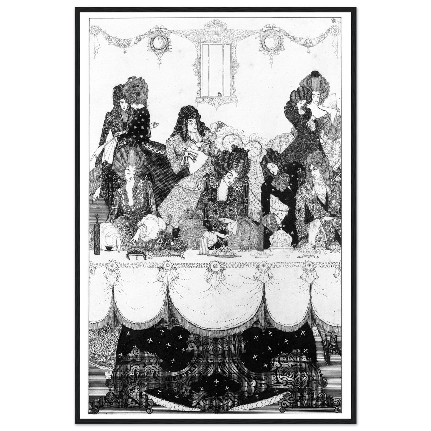 See Fierce Belinda on the Baron Flies by Irish Artist Harry Clarke Art Print – view 8 | Buy Irish Art