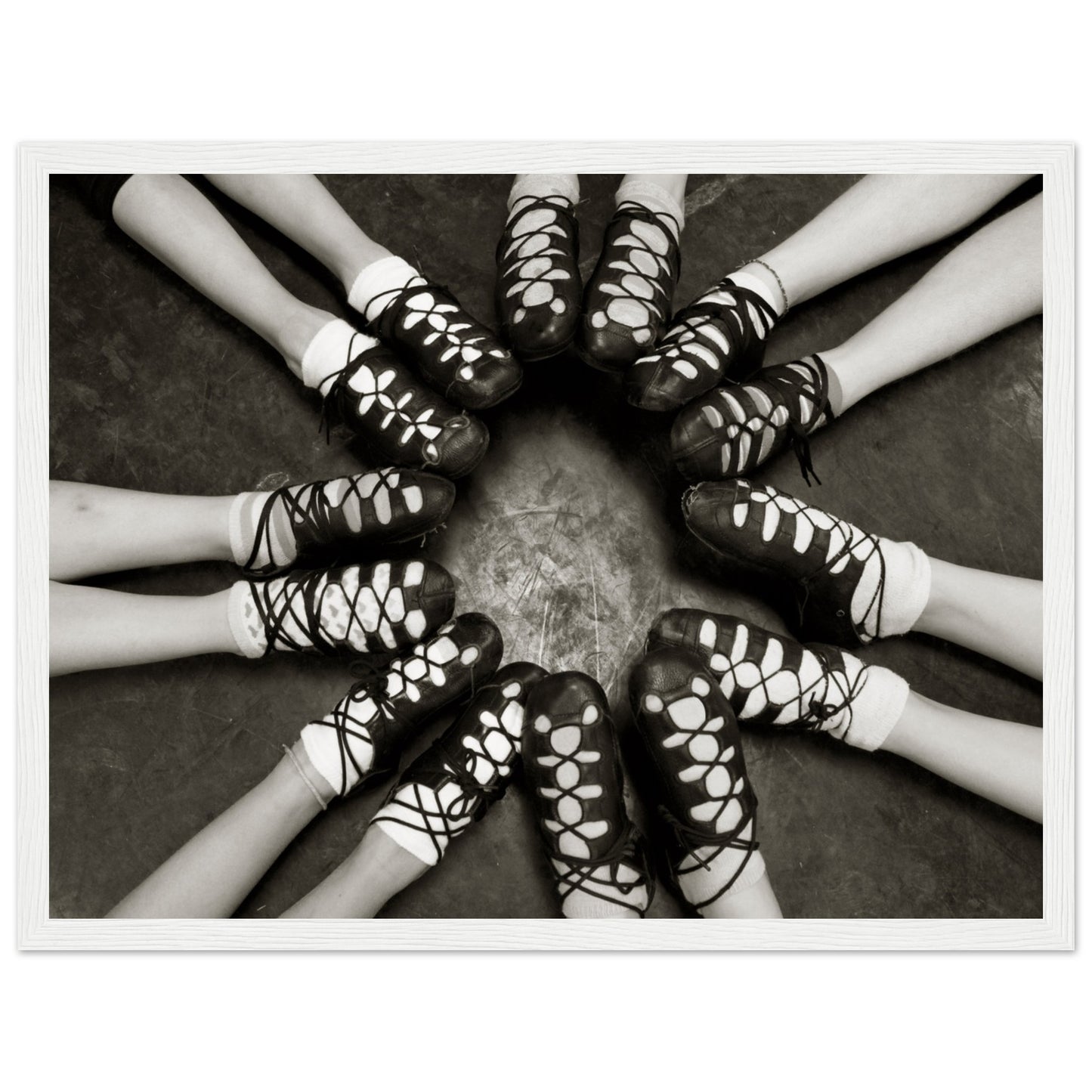 Irish Dancing Shoes Black & White Photographic Framed Wall Art Print – view 9 | Buy Irish Art