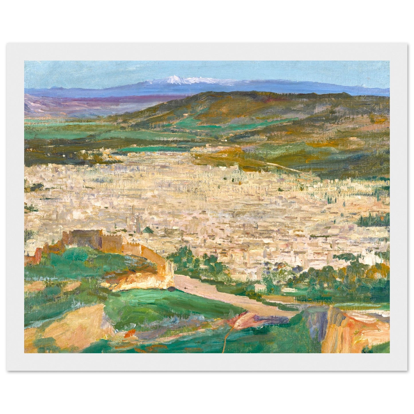 A View of Fez by John Lavery Art Print 40x50 cm / 16x20″ – view 8 | Buy Irish Art