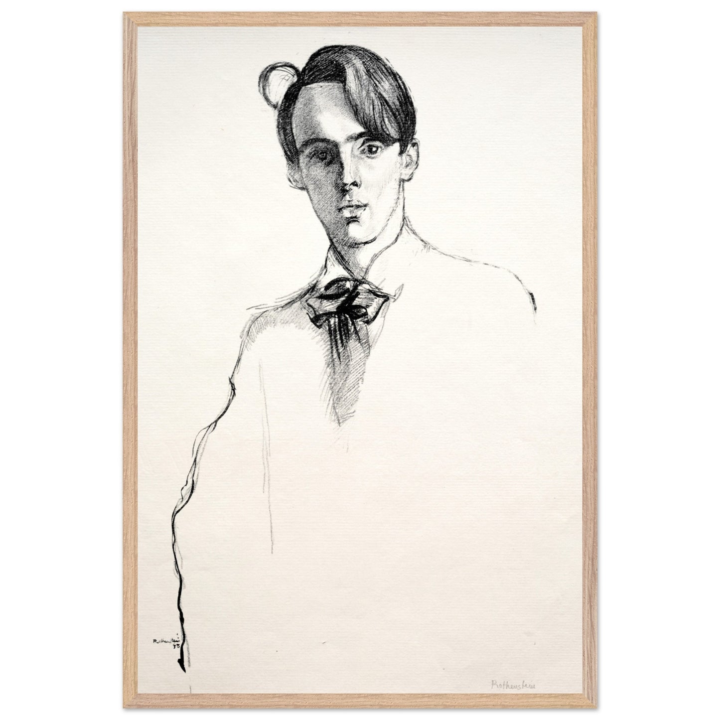 William Butler Yeats by William Rothenstein - Art Print – view 8 | Buy Irish Art