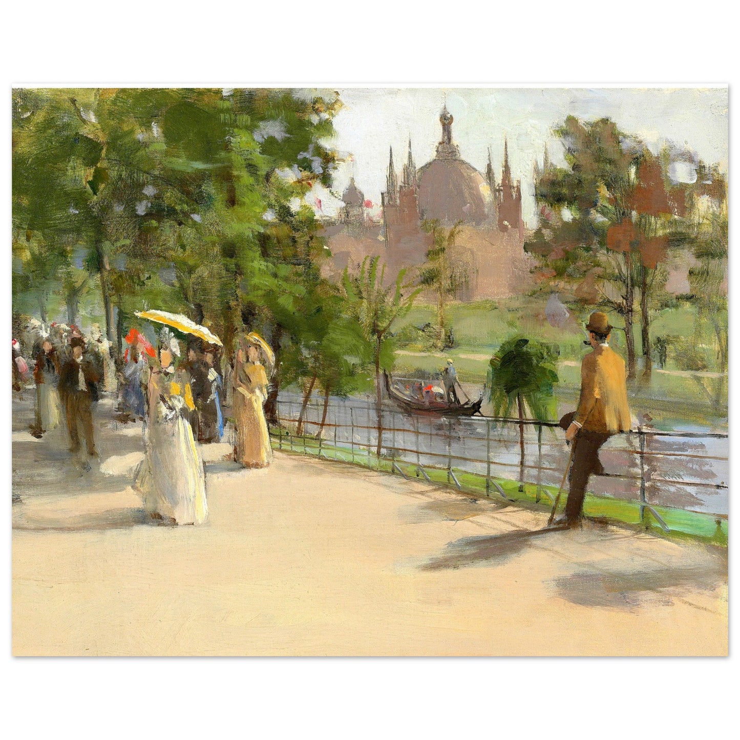 The Glasgow International Exhibition by John Lavery Art Print 40x50 cm / 16x20″ – framed print close-up | Buy Irish Art