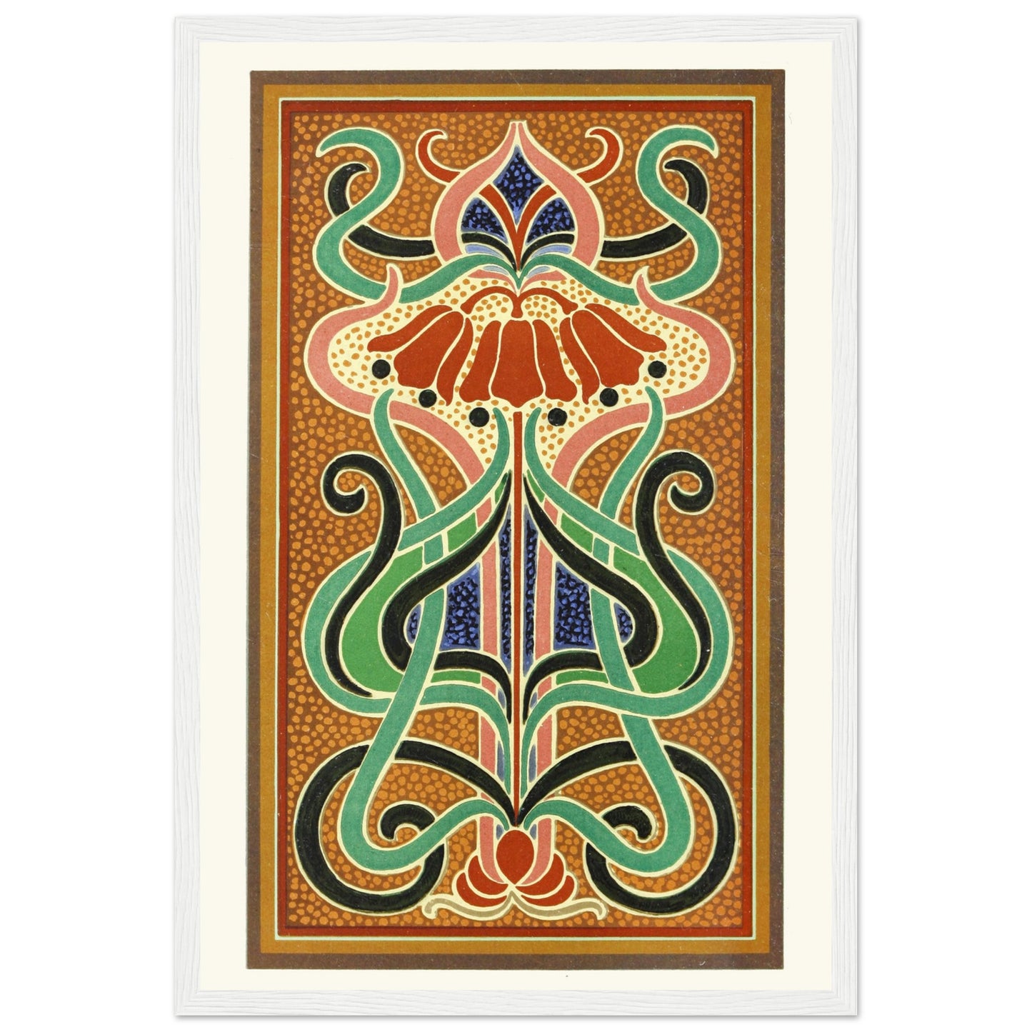 Analysis of Colour in a ‘Peacock’s Plumage’ - Framed Art Print by James Ward – view 6 | Buy Irish Art