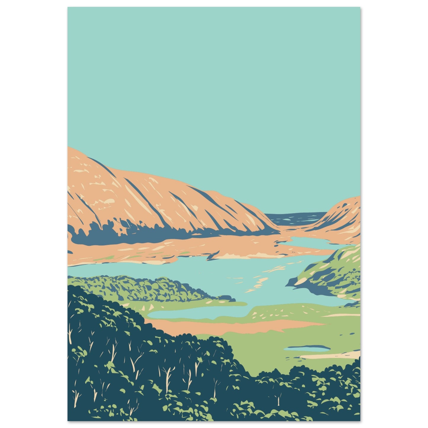 Killarney Nationalpark Kerry Druck