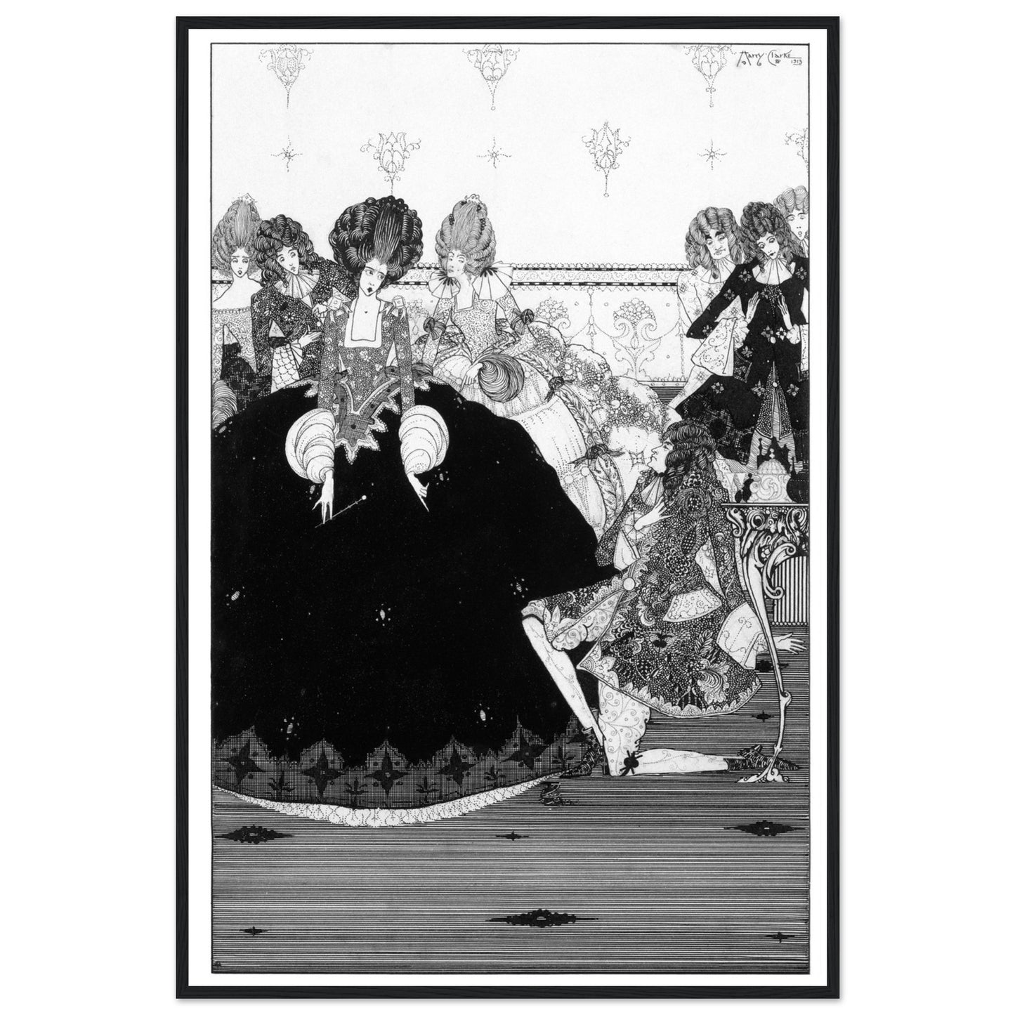 He Takes the Gift with Reverence and Extends by Irish Artist Harry Clarke Framed Art Print – view 6 | Buy Irish Art