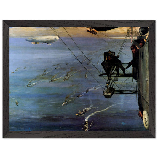A Convoy, North Sea (1918) – Sir John Lavery (view 2)