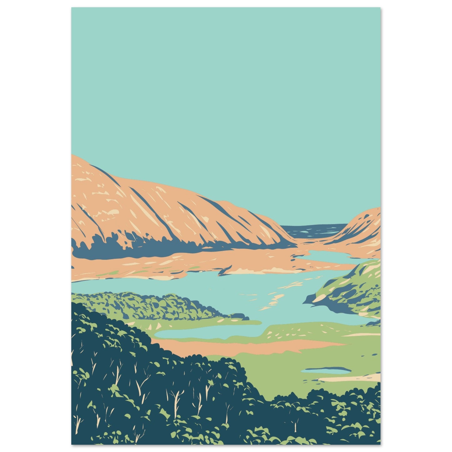 Killarney National Park County Kerry Ireland Art Print – Irish wall art print | Buy Irish Art