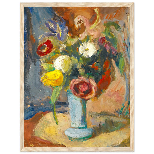 Still Life with Flowers by Roderic O'Conor framed Irish art print