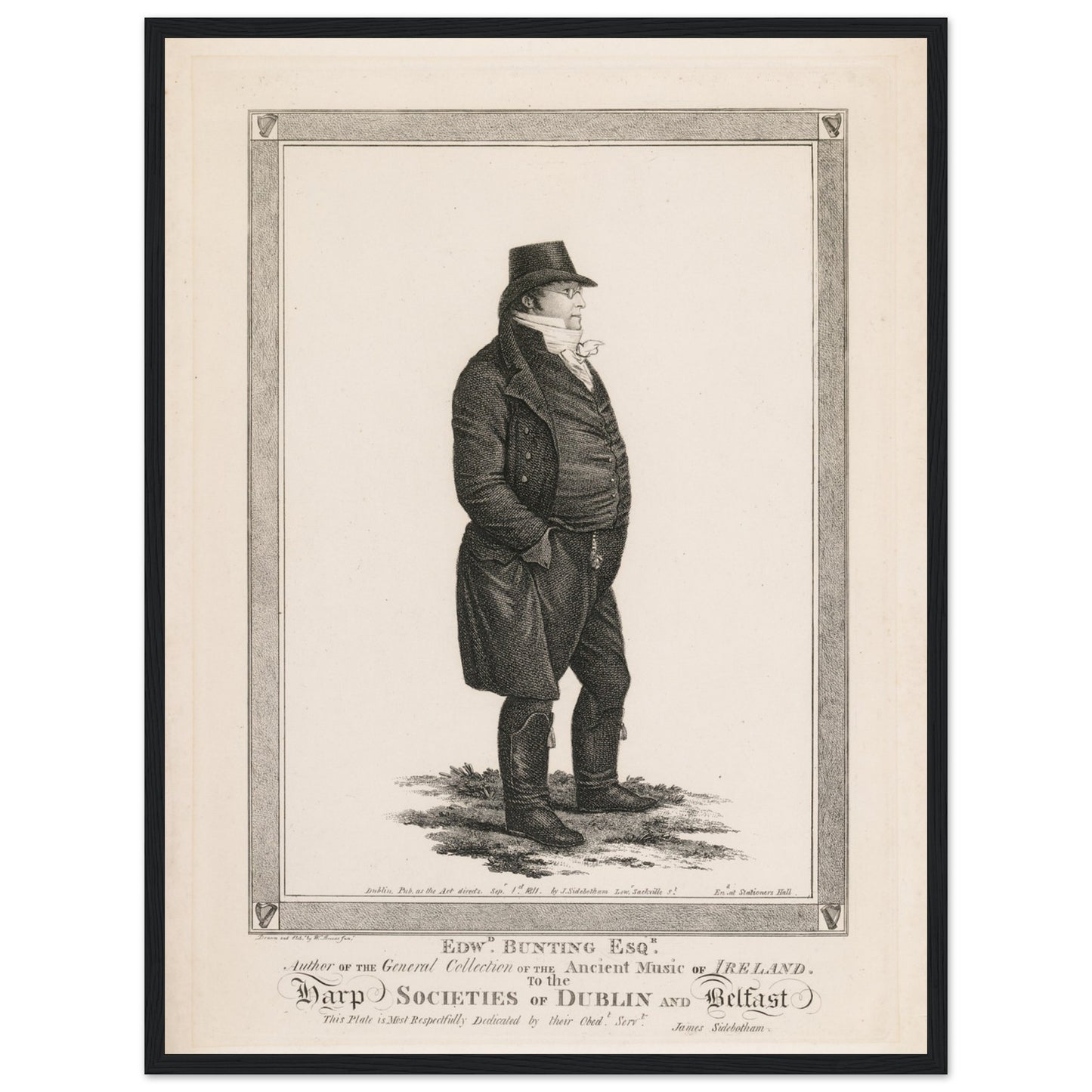 Edward Bunting (1773-1843) - Framed Reproduction Print – view 9 | Buy Irish Art