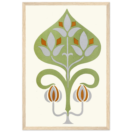 Combination of Broken Colours of Green, Blue, and Orange; Harmony of Contrast- Framed Art Print by James Ward – Irish wall art print | Buy Irish Art