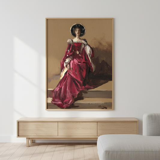 Lady Gwendeline Spencer-Churchill in The Merchant of Venice by John Lavery, unframed archival print detail