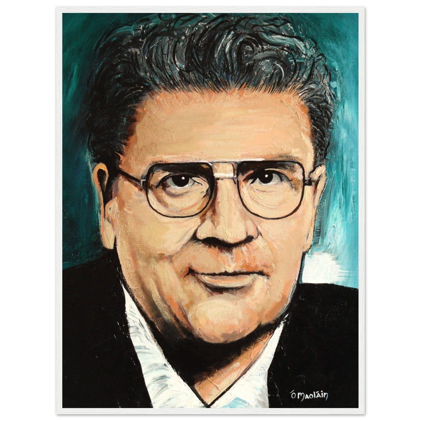John Hume - Portrait of Peace - Framed Wall Art Print by Irish Artist – view 9 | Buy Irish Art