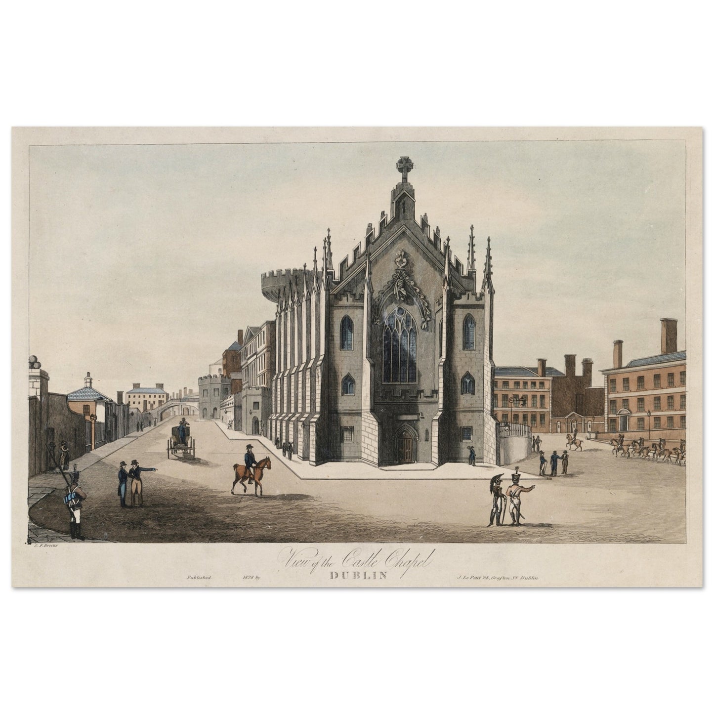 The Chapel Royal, Dublin Castle – Museum-Quality Reproduction Print – room setting display | Buy Irish Art