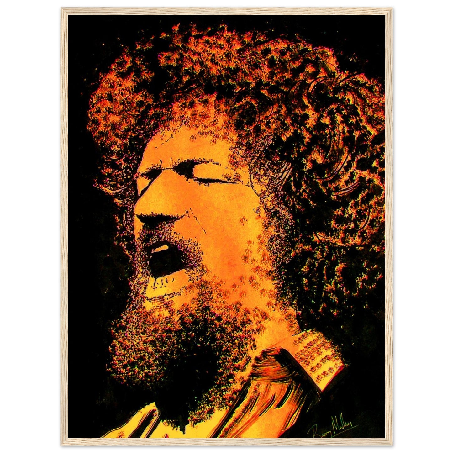 Luke Kelly Art Print by Ó Maoláin – view 14 | Buy Irish Art