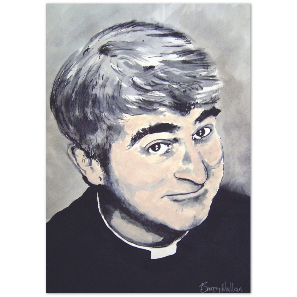 Father Ted Art Print - Craggy Island - Gift, Wild- Atlantic Way - Father Dougal, Father Jack, Ted Crilly, Mrs Doyle