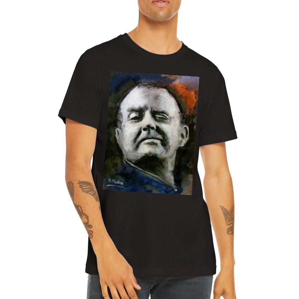 Christy Moore T Shirt – lifestyle worn view | Buy Irish Art