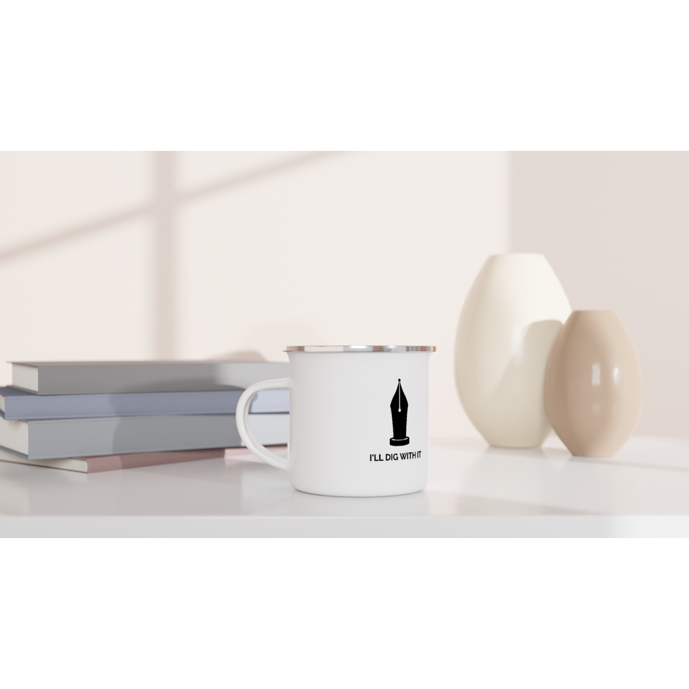 I'll Dig With It Seamus Heaney Enamel Mug – view 7 | Buy Irish Art