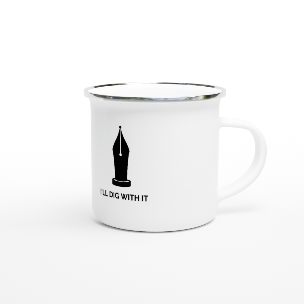 Ich werde damit graben Seamus Heaney Emaille-Becher