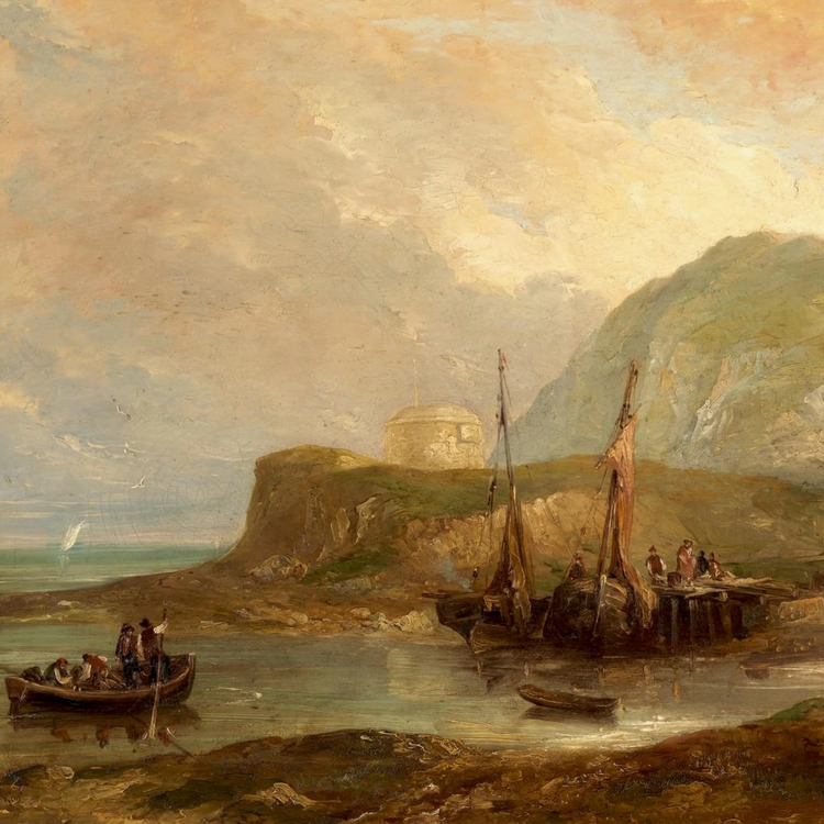 A View of Bray Head Brocas Irish Art Print