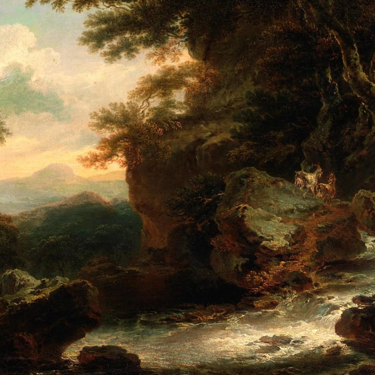 Landscape by Irish Artist Thomas Sautelle Roberts Art Print