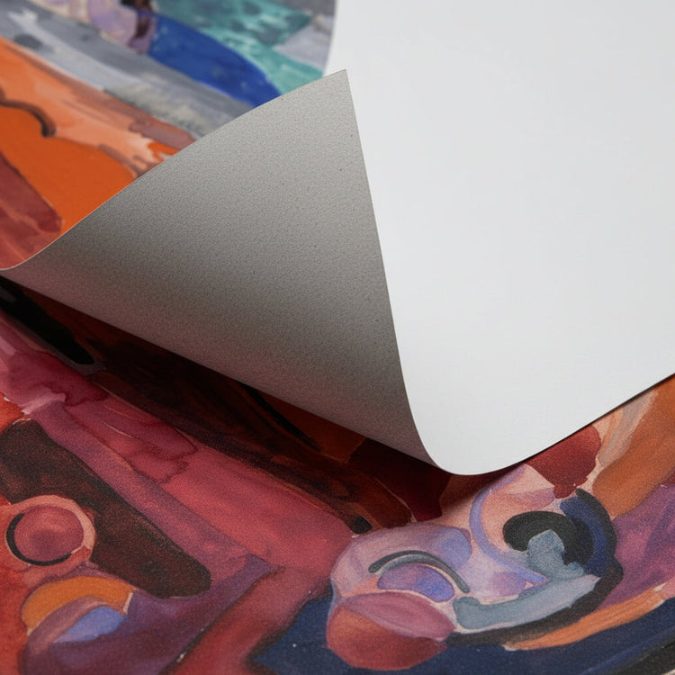 Unframed Irish art print on 250gsm archival matte paper, displayed for custom framing