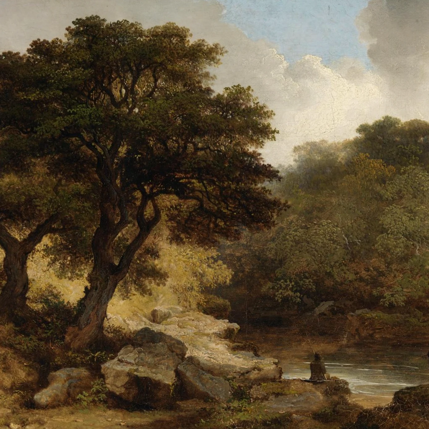 A View of the Glen of the Dargle by Irish Artist James Arthur O'Connor