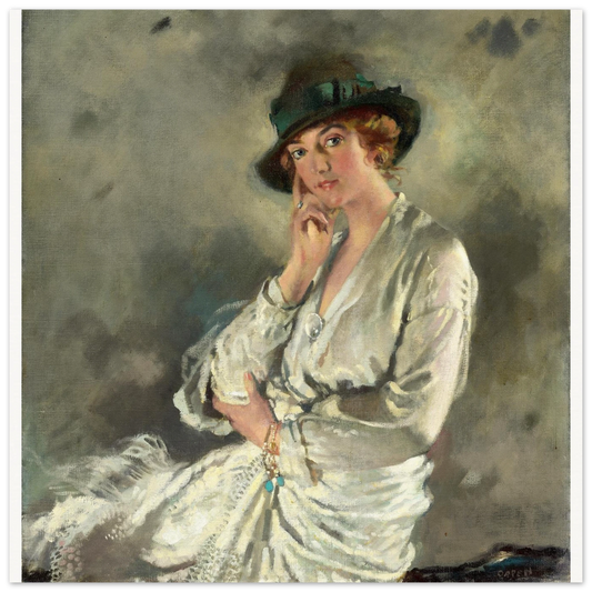 Mrs Charles S. Carstairs by William Orpen art print – framed print view | Buy Irish Art