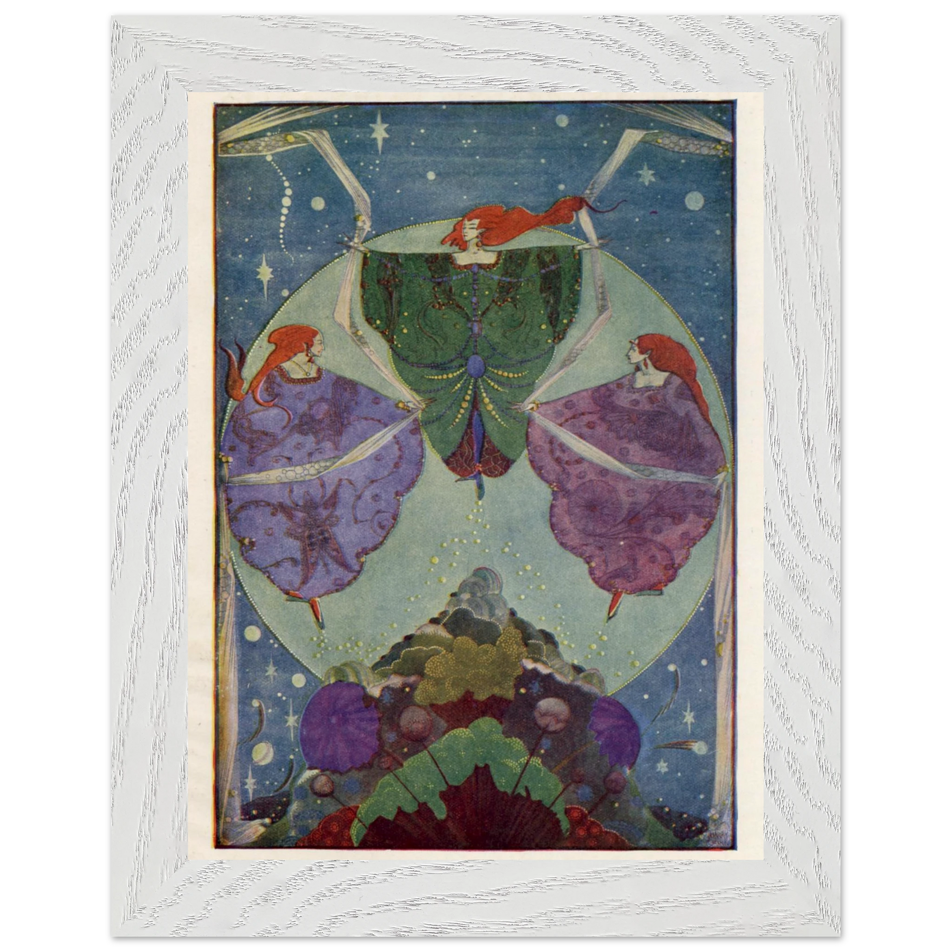 Harry Clarke Art Print – Andersen's Fairy Tales (1933) – “They Danced with Shawls” | Museum-Quality Framed Reproduction – view 8 | Buy Irish Art