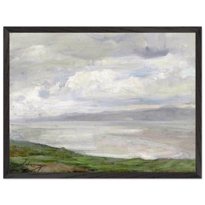 Irish coastal wall art by Sir John Lavery — Island Magee print in home interior setting
