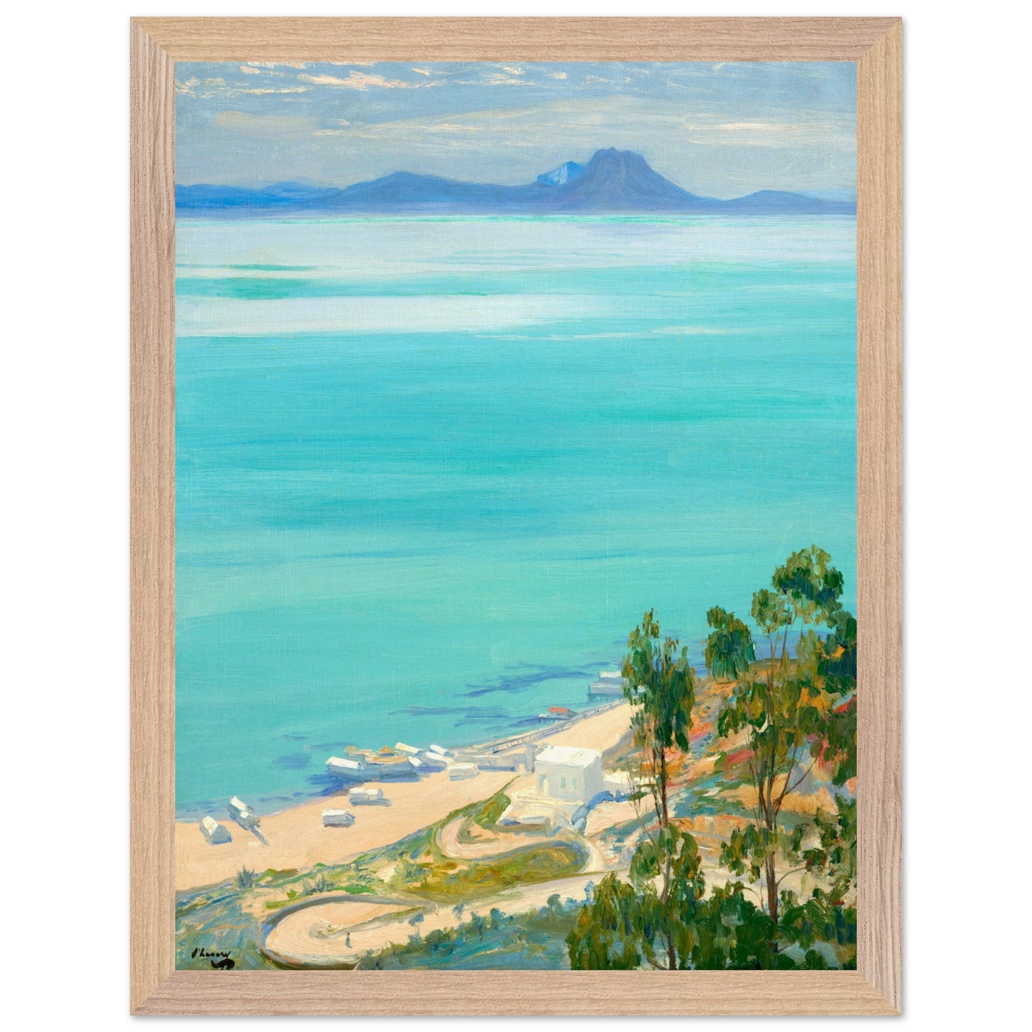 The Bay of Tunis, Morning (1919) – Sir John Lavery Art Print – view 32 | Buy Irish Art