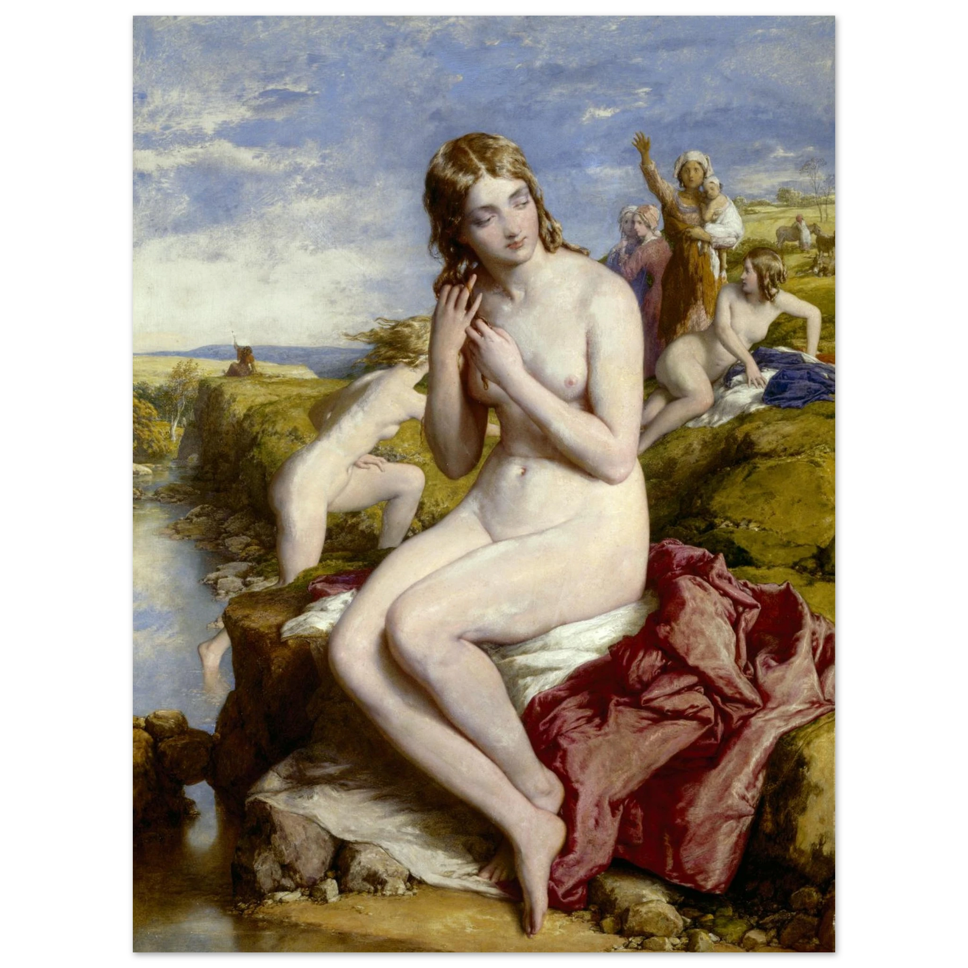 Bathers Surprised by Irish Artist William Mulready Art Print – view 13 | Buy Irish Art