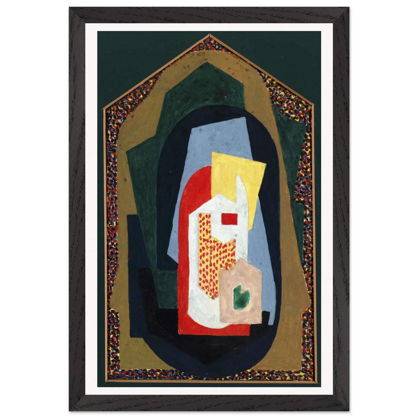 Decoration (1923) by Mainie Jellett - unframed Irish abstract art print