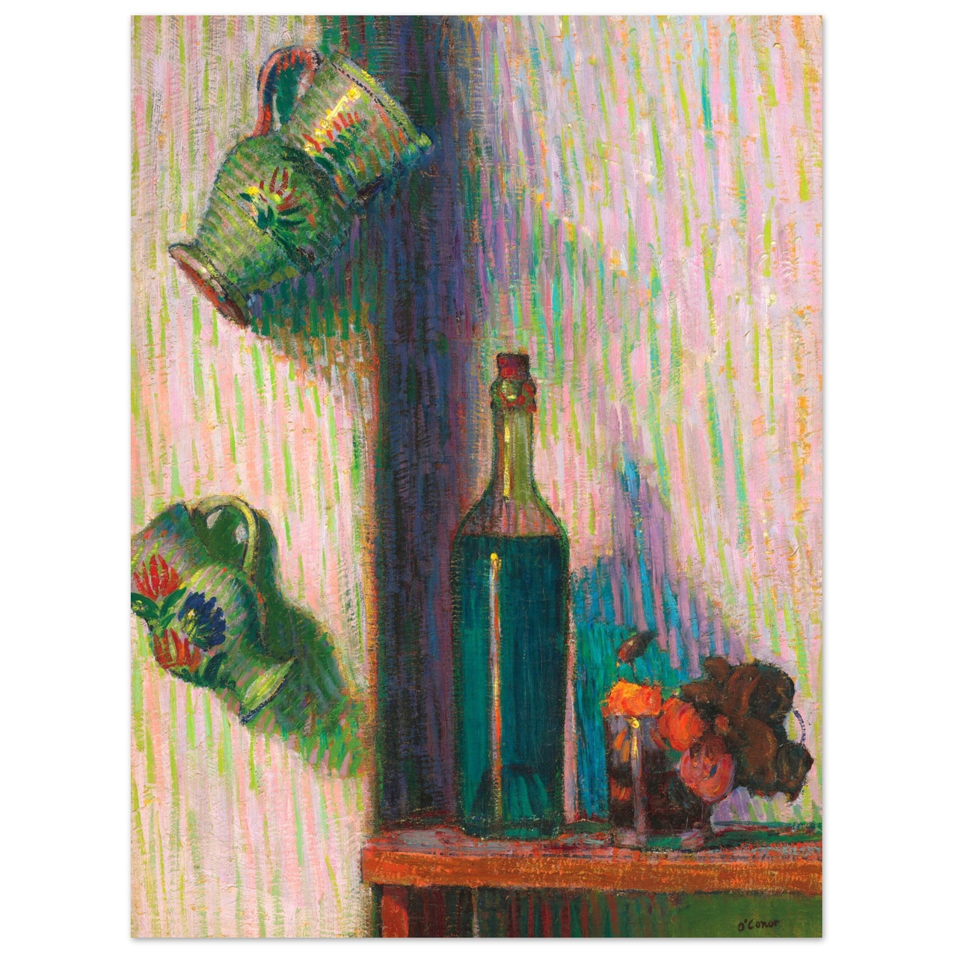 Flowers, Bottle and Two Jugs – Roderic O’Conor Art Print – view 9 | Buy Irish Art
