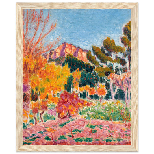 Landscape Cassis by Irish Artist Roderic O'Conor Art Print 40×50 cm / 16×20″ – detail view | Buy Irish Art