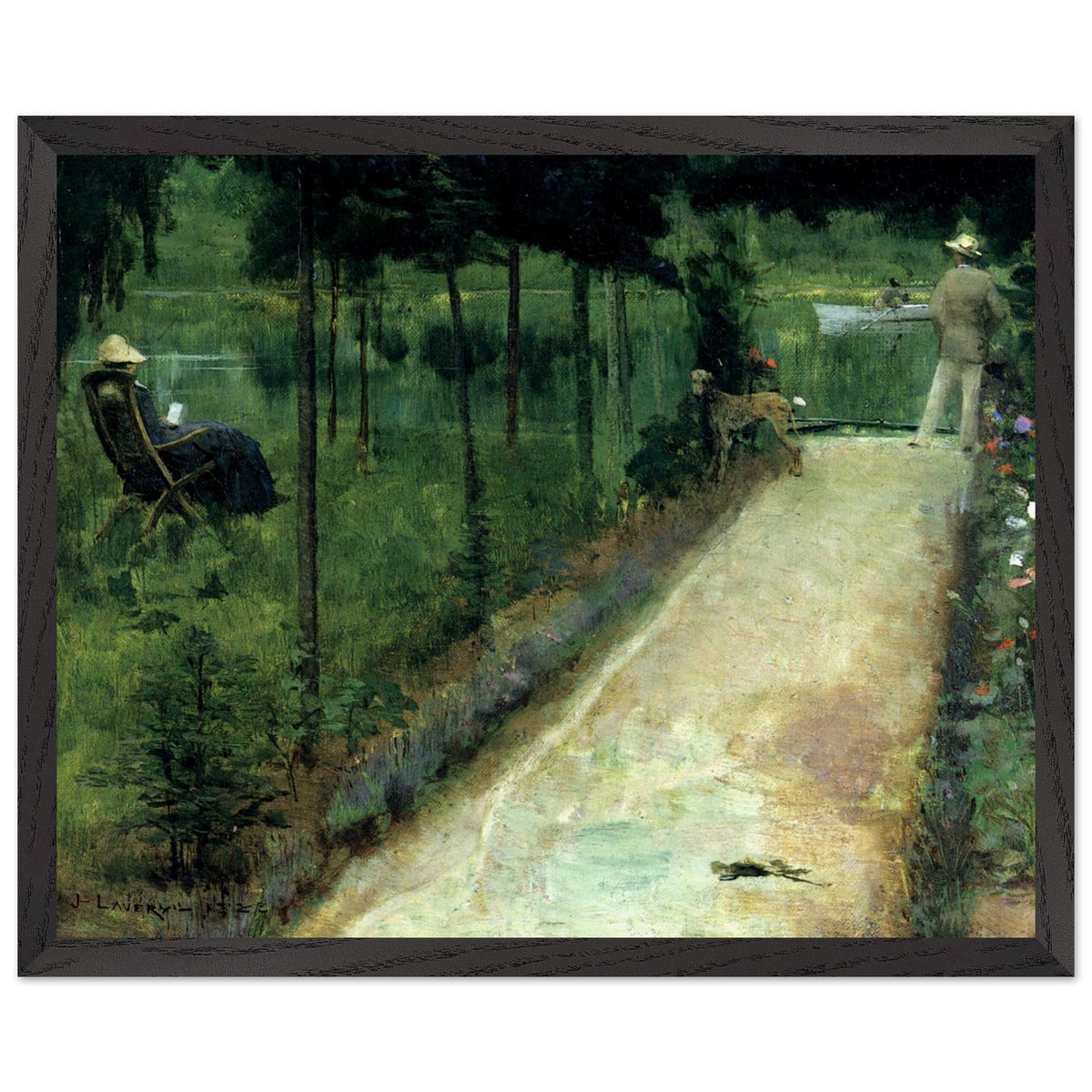 A Grey Summer's Day, Grez (1883) – Sir John Lavery (view 4)