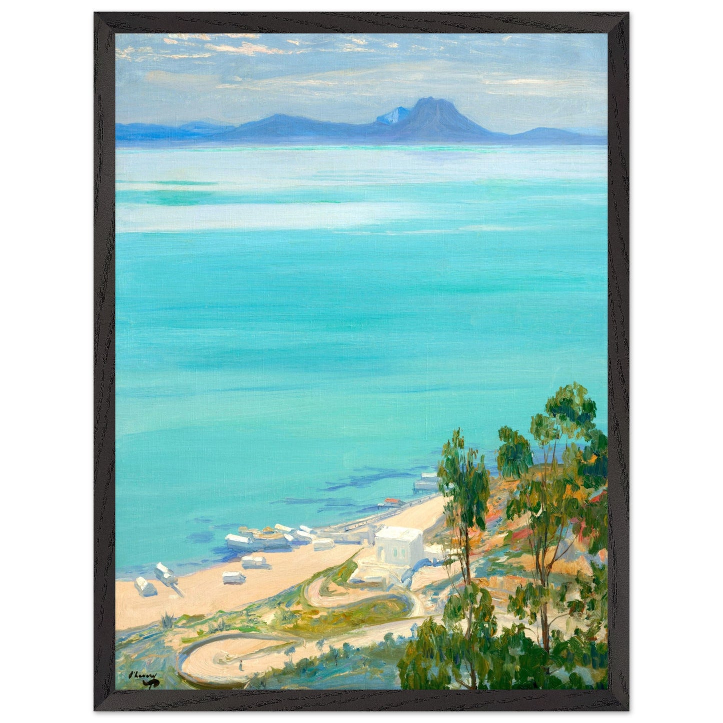 The Bay of Tunis, Morning (1919) – Sir John Lavery Art Print – view 21 | Buy Irish Art