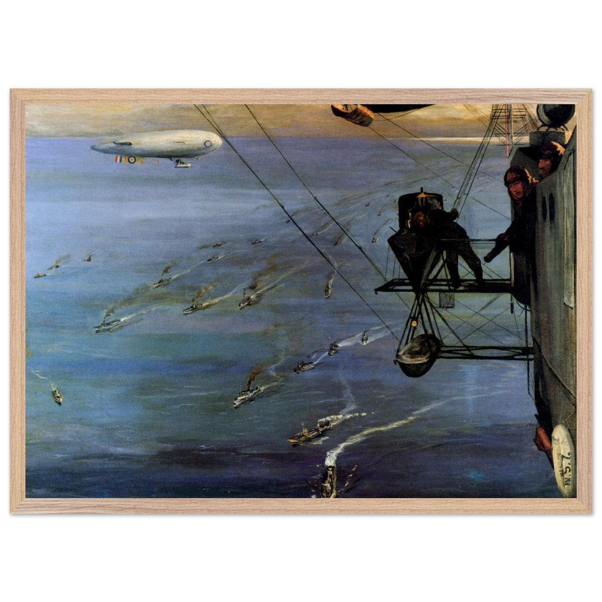 A Convoy, North Sea (1918) – Sir John Lavery (view 9)