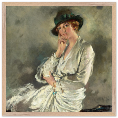 Mrs Charles S. Carstairs by William Orpen art print – size comparison view | Buy Irish Art