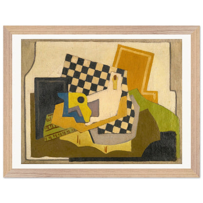 Composition (Chessboard) by Mainie Jellett - framed print in a room setting