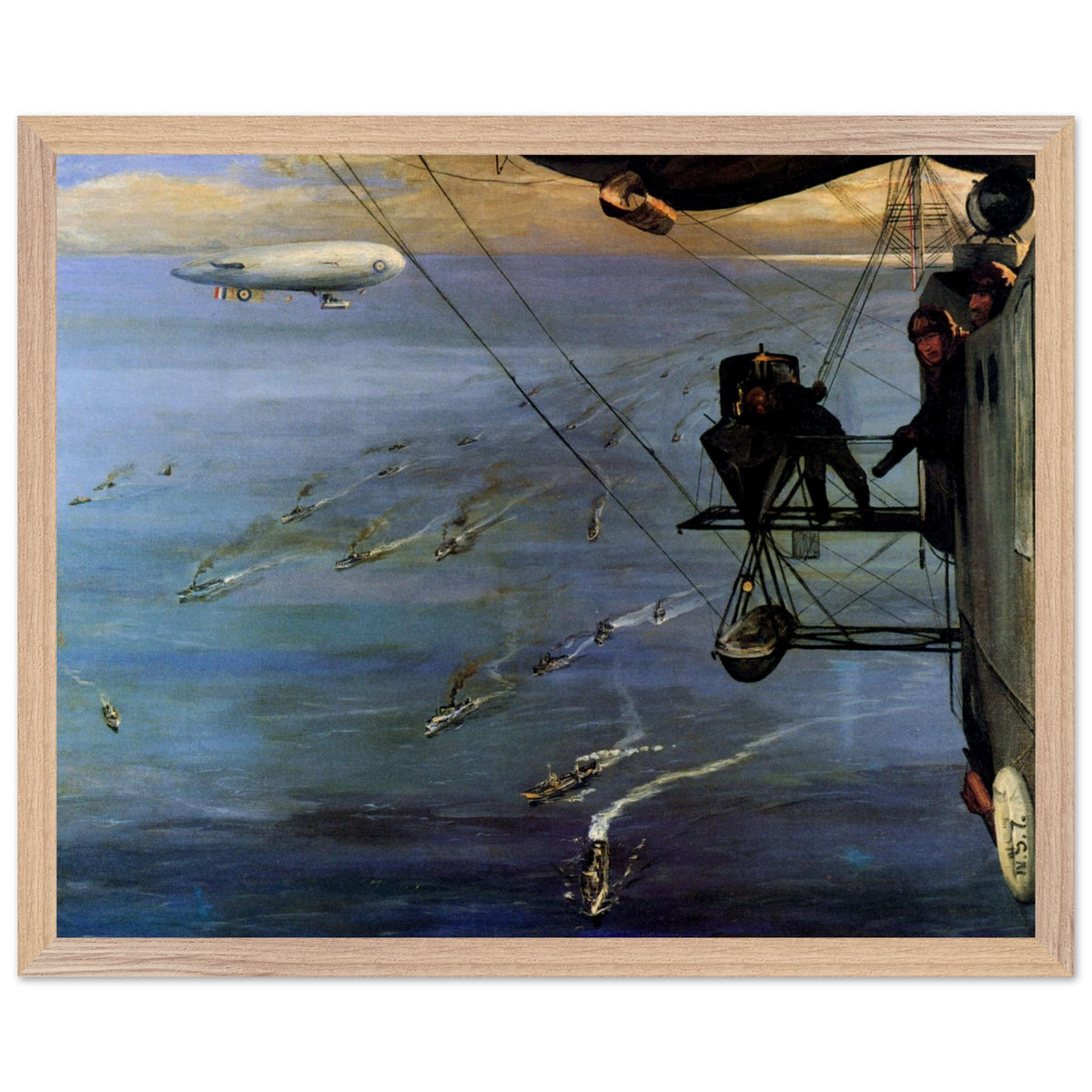 A Convoy, North Sea (1918) – Sir John Lavery (view 6)