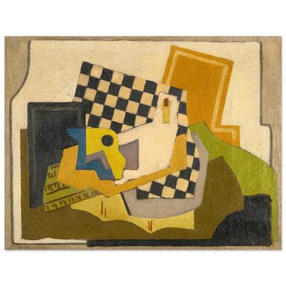Composition (Chessboard) by Mainie Jellett - large format Irish cubist print